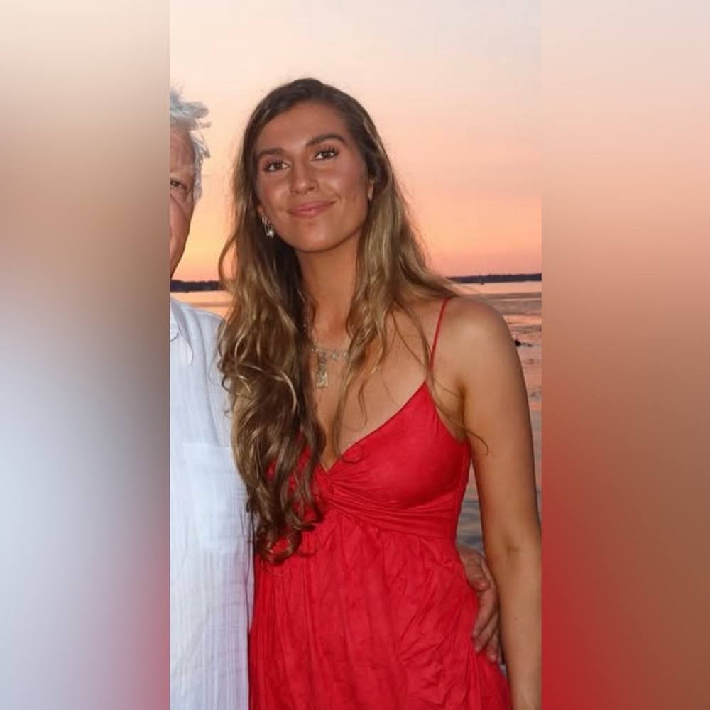Red Sleeveless V-Neck Sundress